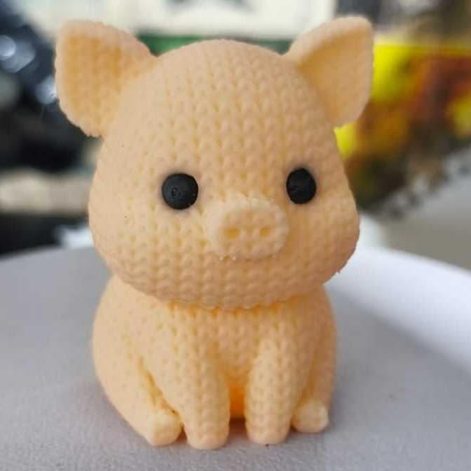 Porquinho Decorativo 3D Fofo – Miniatura para Decoração e Presente