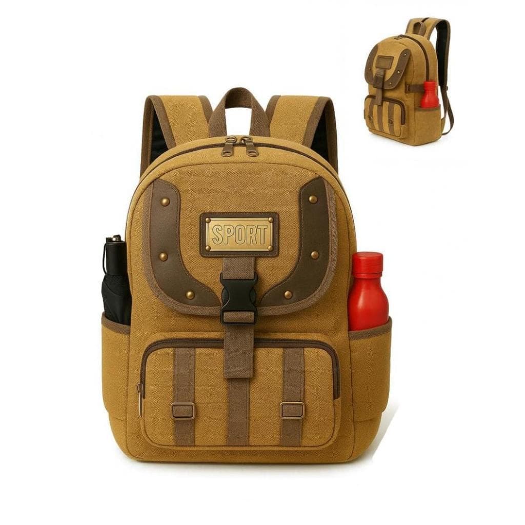 Mochila Masculina Lona Viagem Passeio Motoboy Esporte Trilha Viagem 803