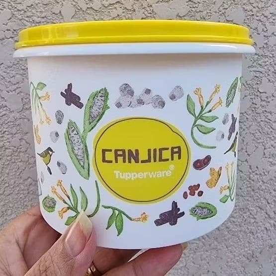 Tupperware original  - Canjica Floral 1.1L - Pote para armazenar canjica