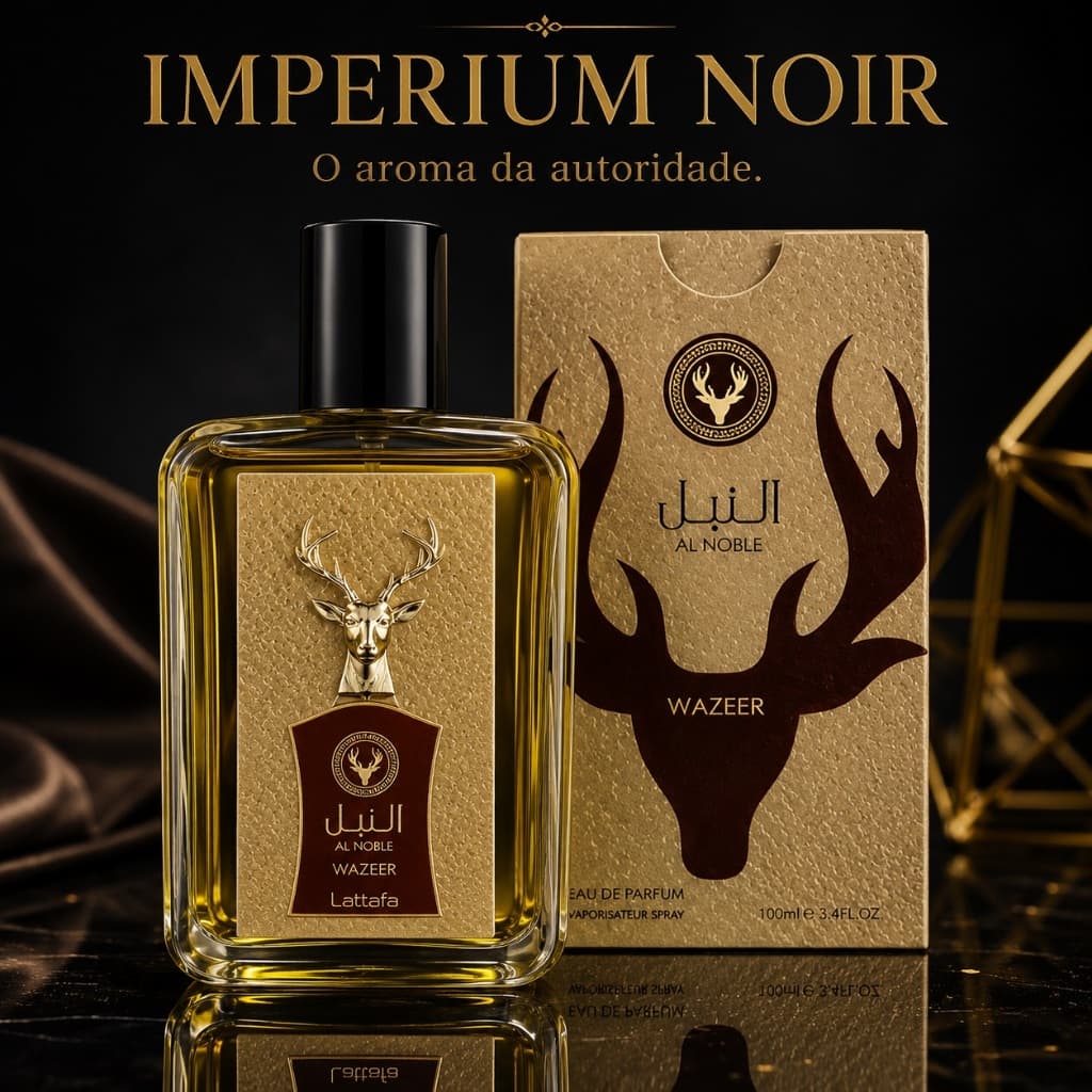 Perfume Lattafa Al Noble Wazeer MASCULINO Eau 100ml promoção envio imediato
