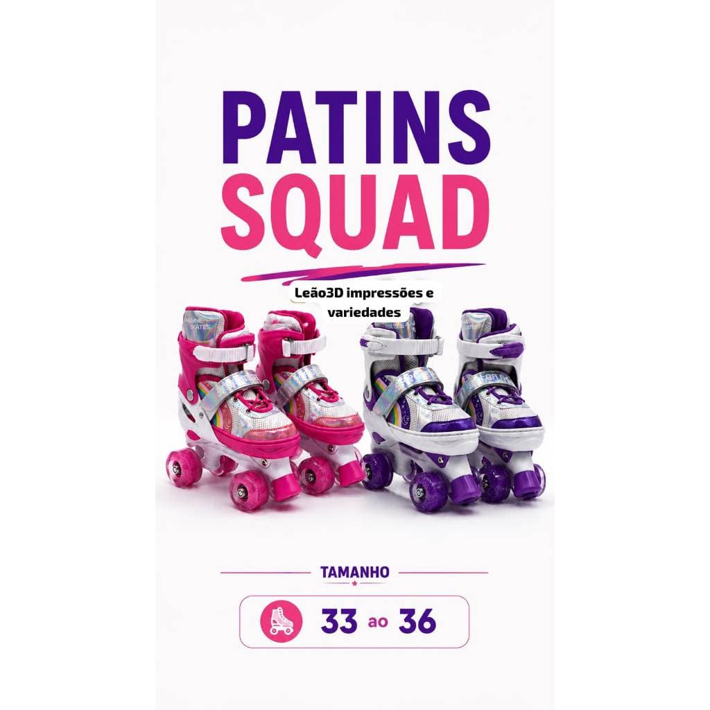 🛼✨ PATINS AQUAD – DIVERSÃO, ESTILO E MUITA AVENTURA! ✨🛼