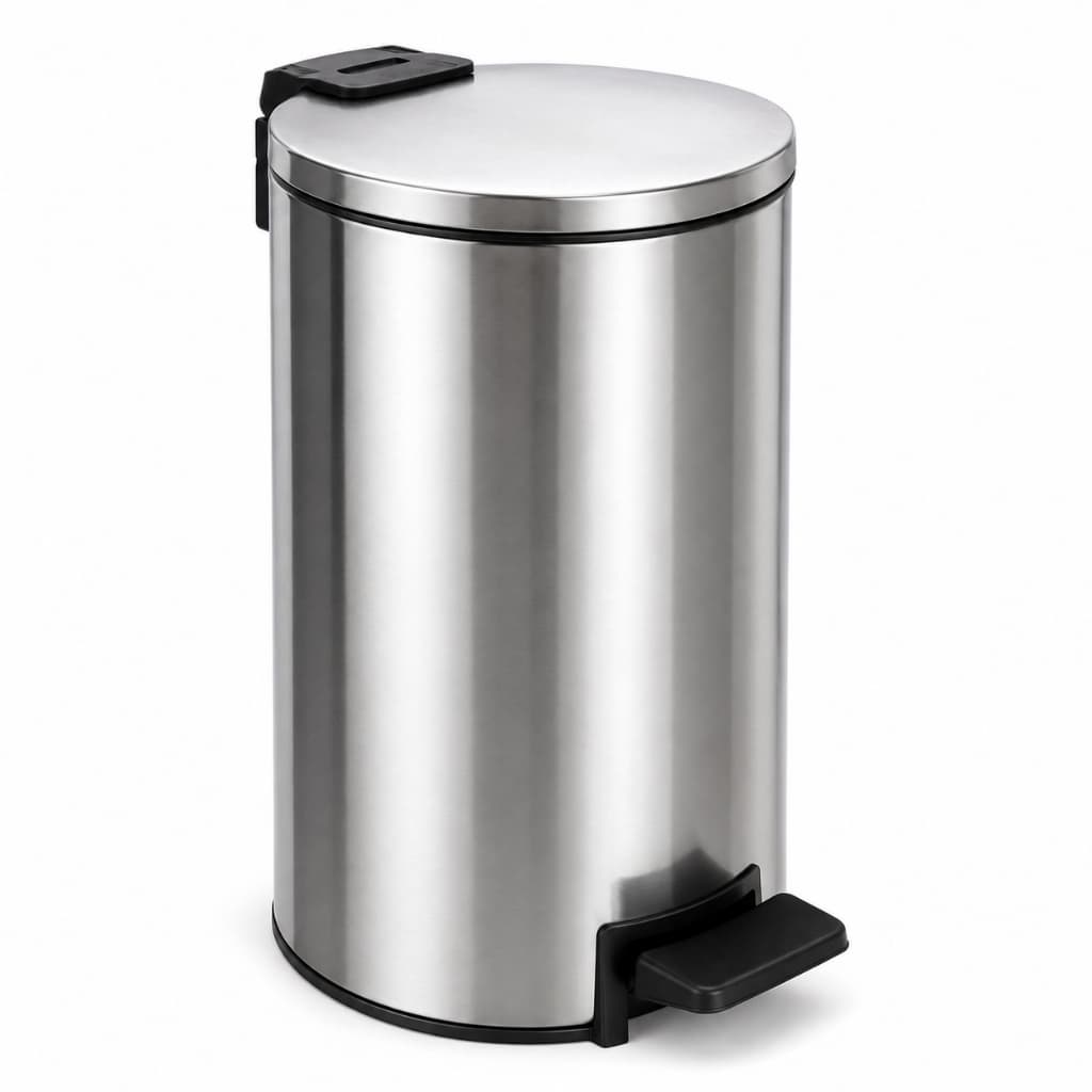 Lixeira Aço Inox 5 Litros Tramontina Loop Cor Prateado