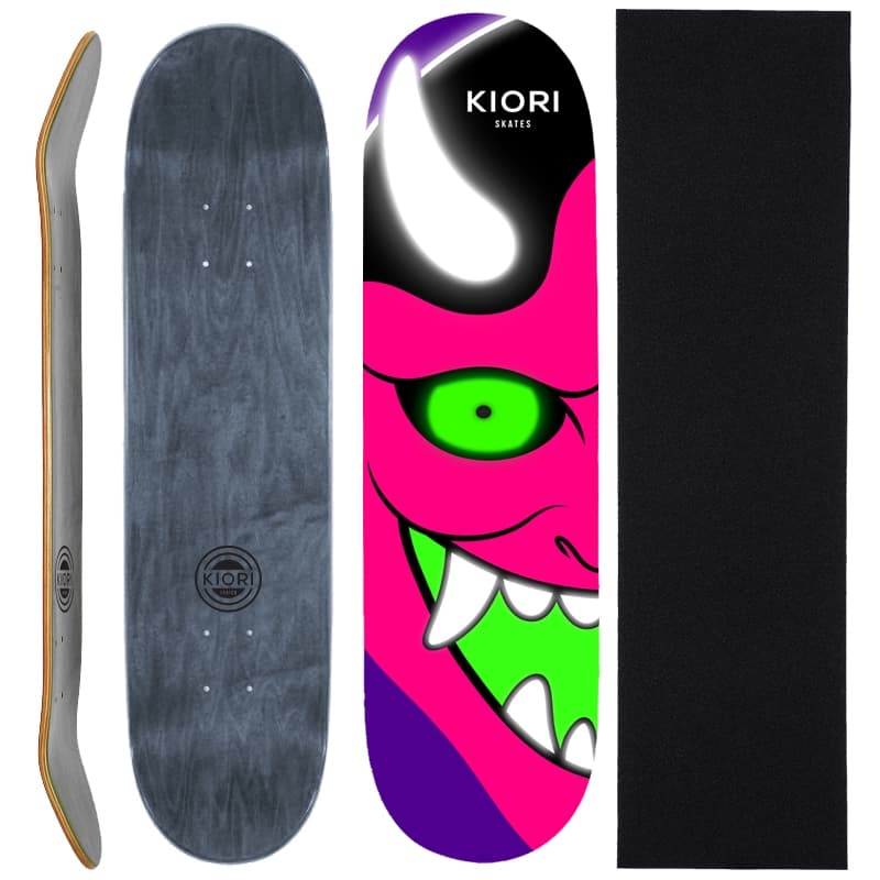 Shape de Skate com Lixa - Kiori Skates - Mask Light Pink 8.25"