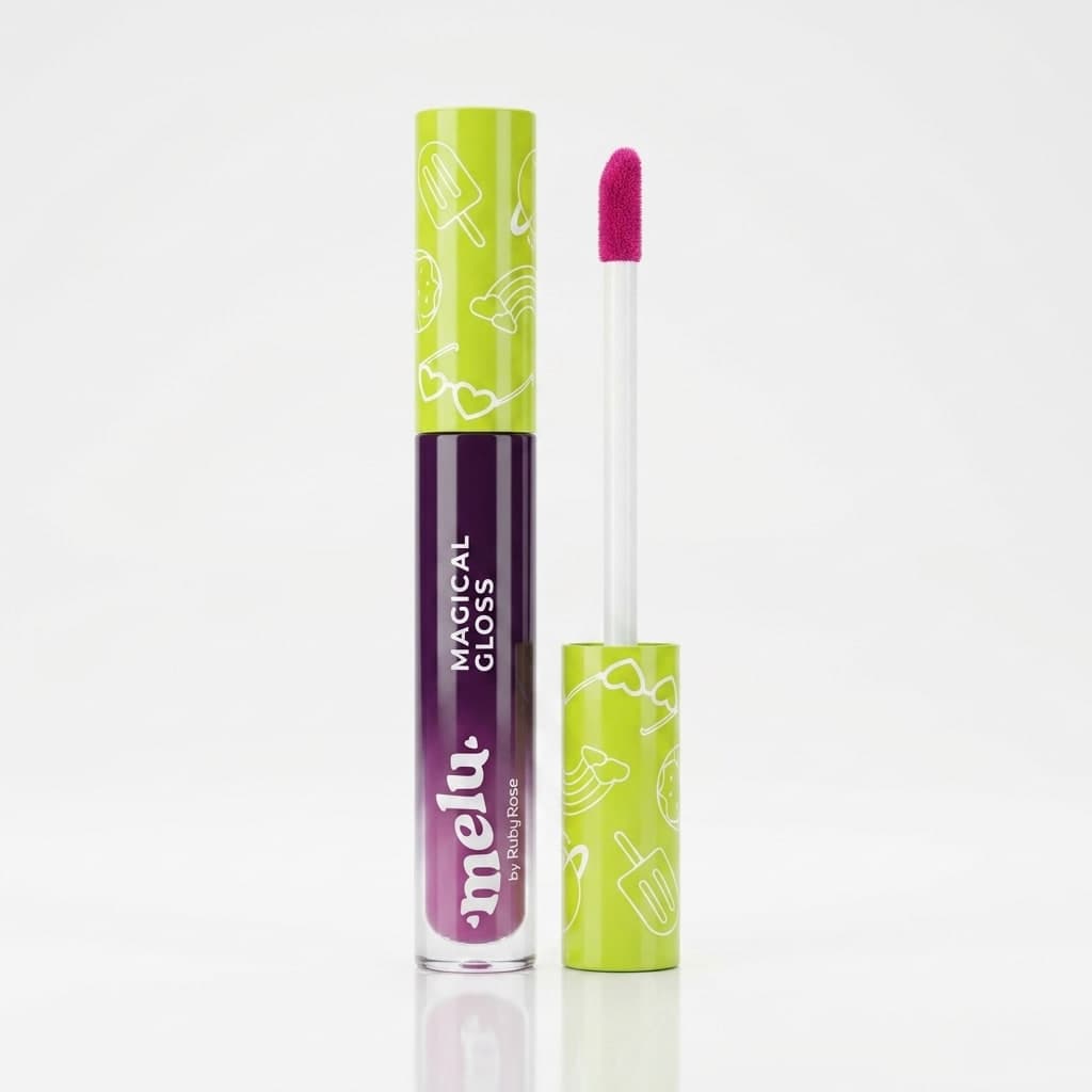 Gloss Labial Magical Gloss Melu Ruby Rose Cor Witch Kiss 15g Efeito Brilhante