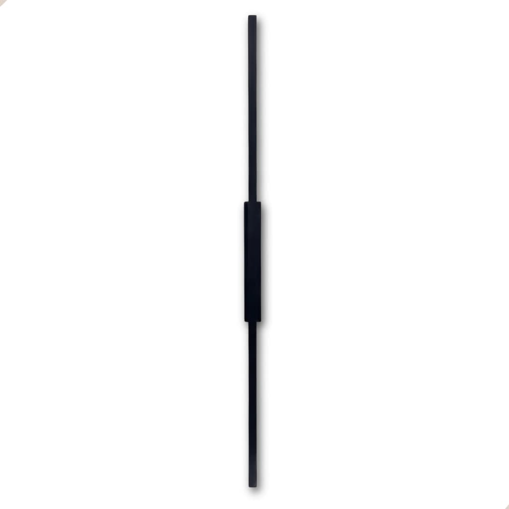 Arandela Fit LED Linear Slim 1m Luz Indireta 14W 3000K Bivolt Alumínio Preta Branca Kit 1 2 3 Unidades