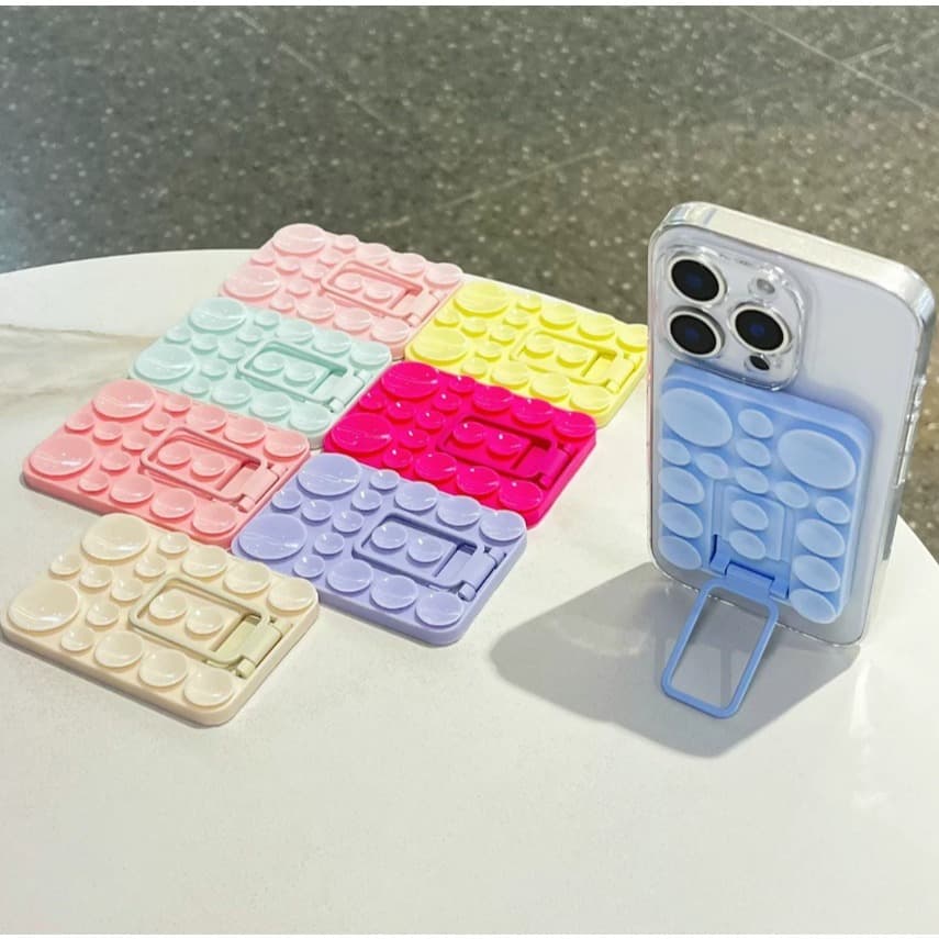 Suporte de Celular com Ventosas de Silicone Dobrável Universal