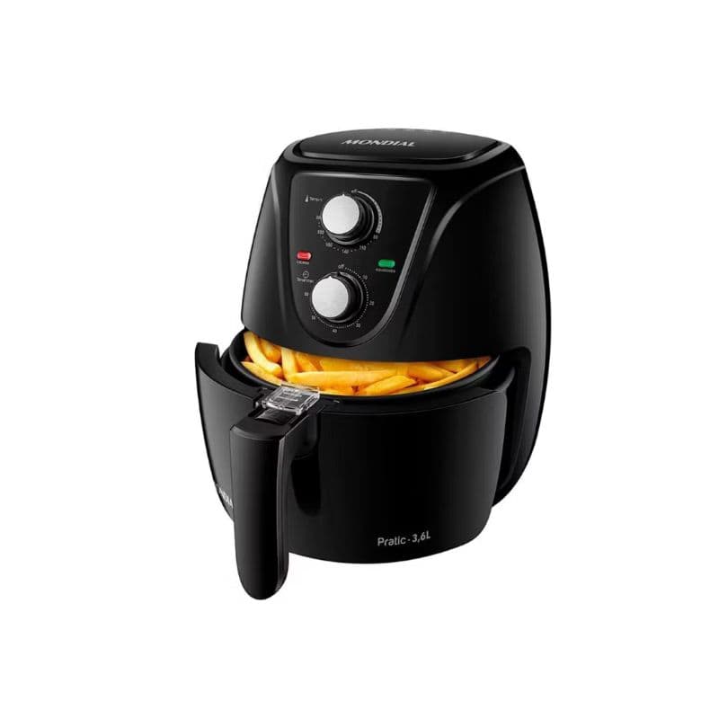 Fritadeira Air Fryer Mondial 3,6L 1500W | Completa, Funcionando Perfeitamente e Pronta para Usar!