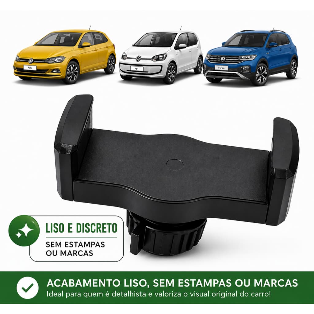 Suporte Celular Voyage T-cross Gol Saveiro Polo Virtus Up Vw