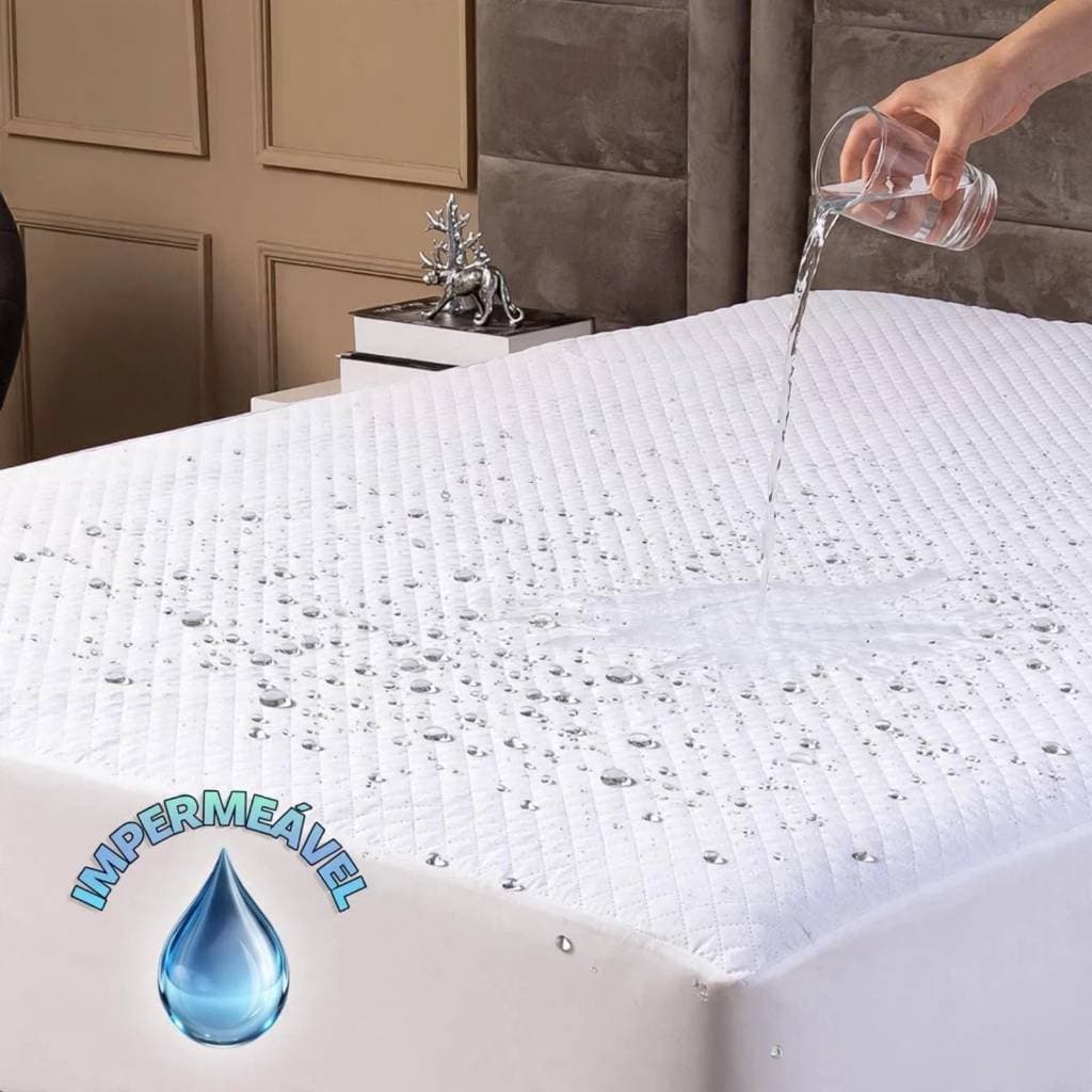 Capa Protetor de Colchão Impermevel Matelada Toque Soft Macio e Suave Lençol Ajustavel Decorativo