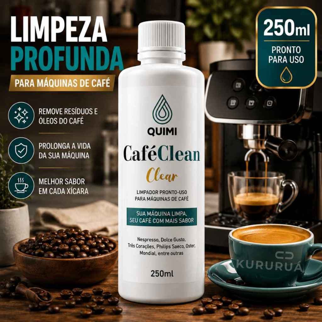 Descalcificante Limpa Cafeteira Expresso Máquina Dentro Limpeza Todos os Modelos 250Ml