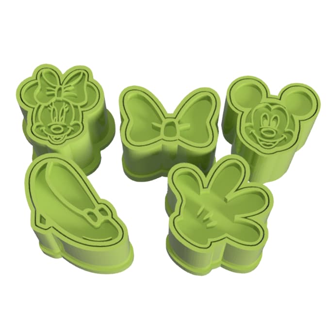 Ejetor Doces Brigadeiros Modelador - Mickey e Minnie - Festa - Aniversário