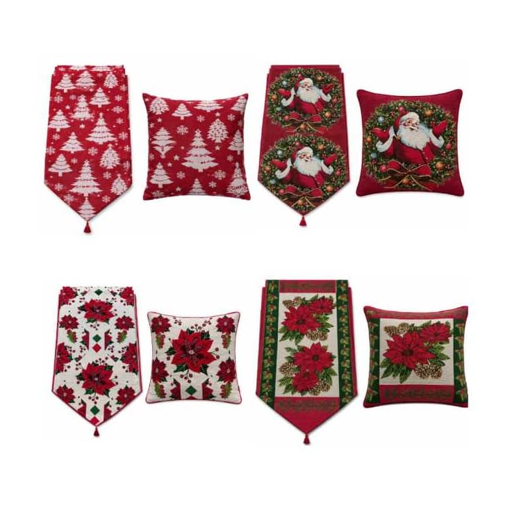 Kit Caminho de Mesa + Capa de Almofada Wincy