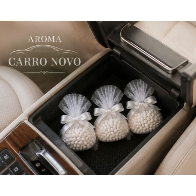 Kit 08 Sachês Perfumados Carro Novo Aromatizador para Carro Porta Luvas Automotivo