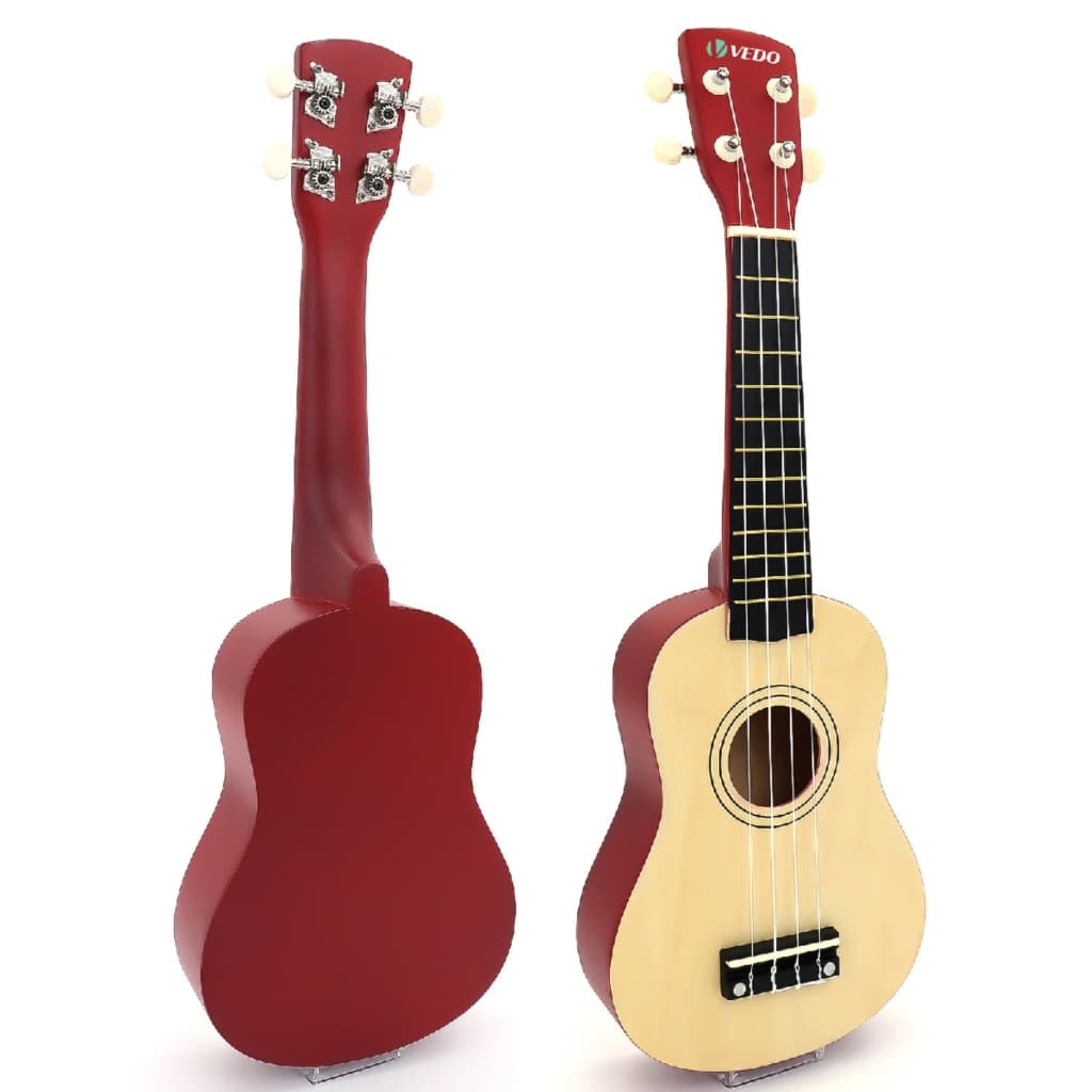 VEDO Ukulele 23 Polegadas, Kit de Instrumentos Ukulele Bege, Concert