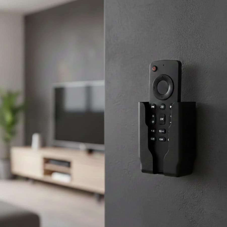 Suporte Porta Controle Remoto de Parede Ar Tv Universal Com Fita 3M Suporte de Parede para Controle
