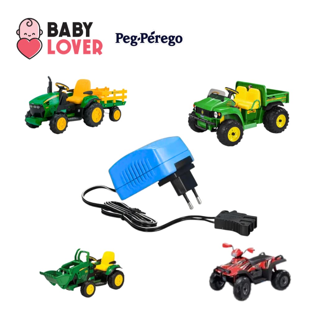 Carregador Bateria 12v Para Mini Carro Elétrico Trator Infantil Jeep Gaúcho Polaris T-Rex Ranger