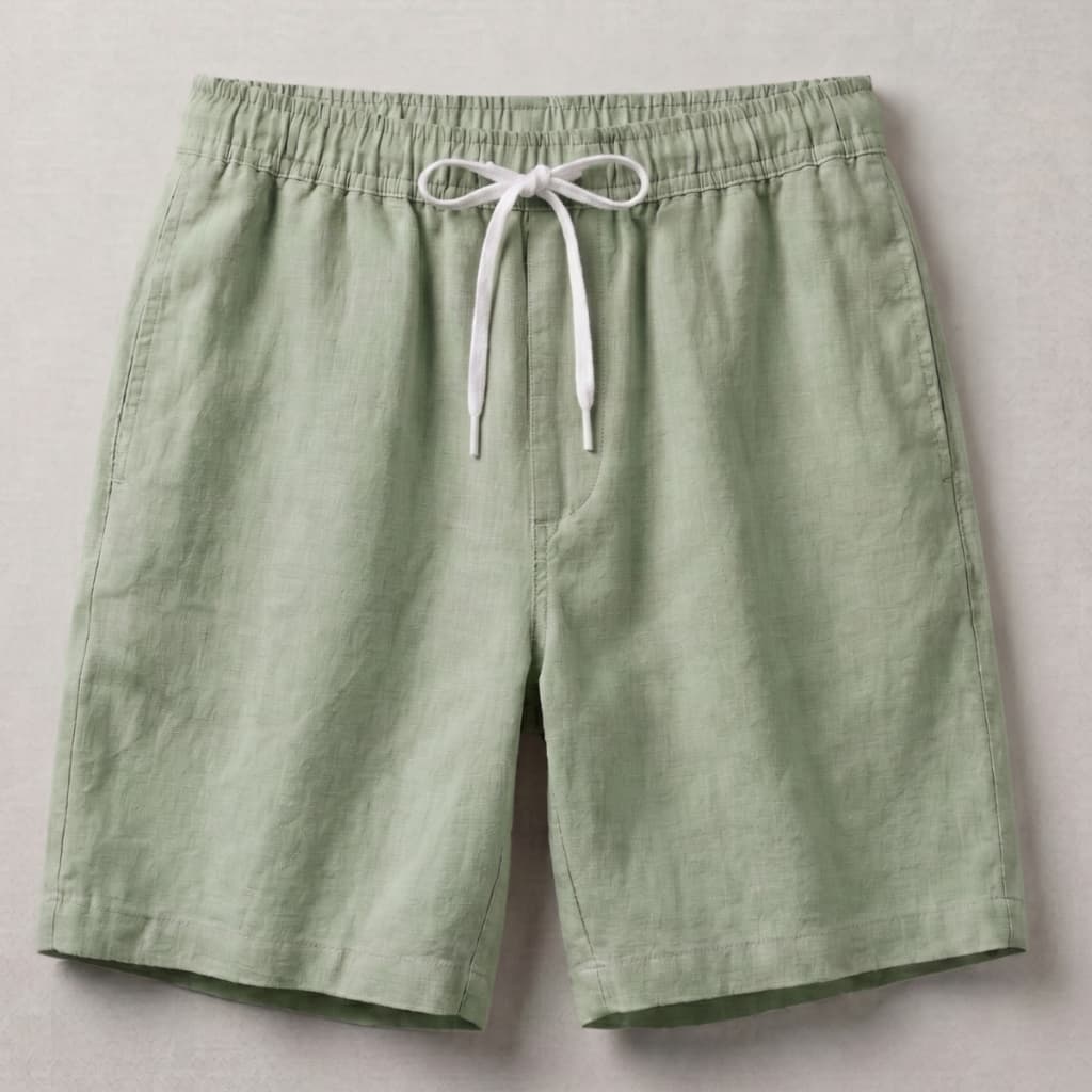 Bermuda Masculina Short Masculino Mauricinho Linho Bolsos Ajuste Elástico Envio Rápido