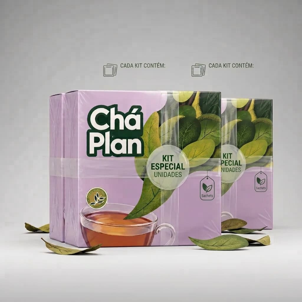 2 Chá Plan 30 Dias Natural