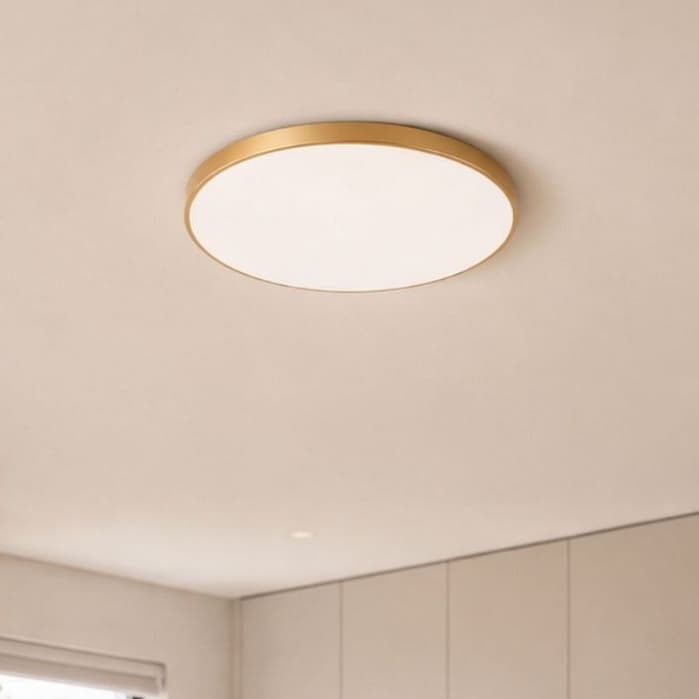 Plafon Led Redondo 30w Slim Sobrepor Luz Quente 37cm 3 em 1