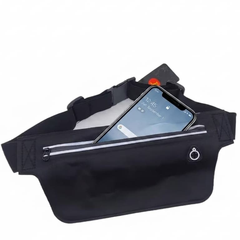 Pochete Unissex Esportiva para Corrida Celular Academia Caminhada Ciclismo Ajustável Impermeável 7077P