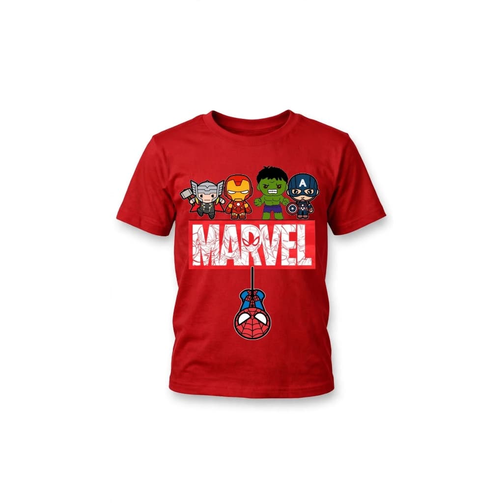 Camiseta Infantil Marvel Vingadores Menino Masculino 4 a 14 Anos