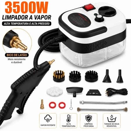 NEW 3500W High Pressure Temperature Steam Cleaner with Accessories Sterilization Air Conditioner Portable Exhaust Fan