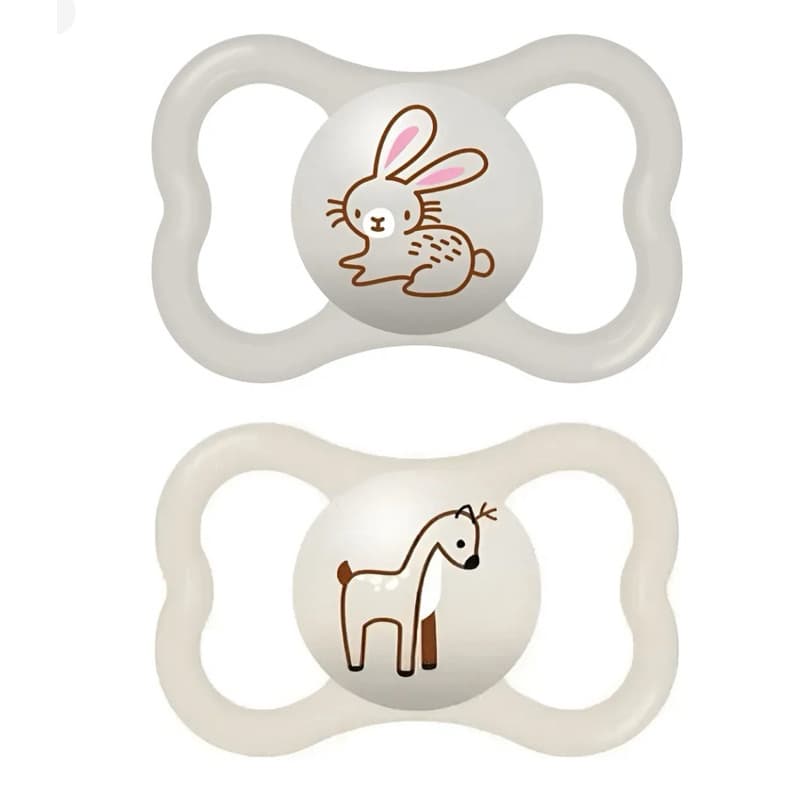 Kit 2 Chupeta Air Mam 16m+ Bico Simétrico Silicone Skinsoft