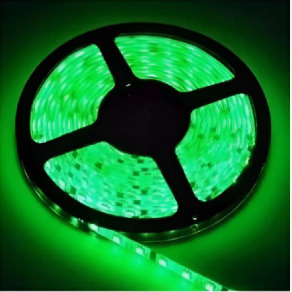 FIta de LED Verde 120 LED - 5 metros - 60 Leds por metro - Ideal para salas, cozinhas e quartos