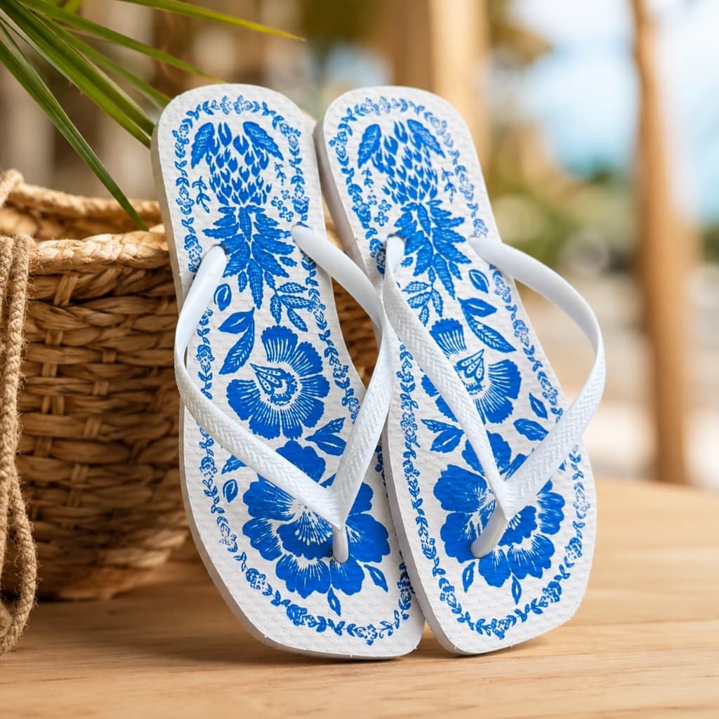 Chinelo Feminino Casual Conforto e Estampas de Alta Qualidade