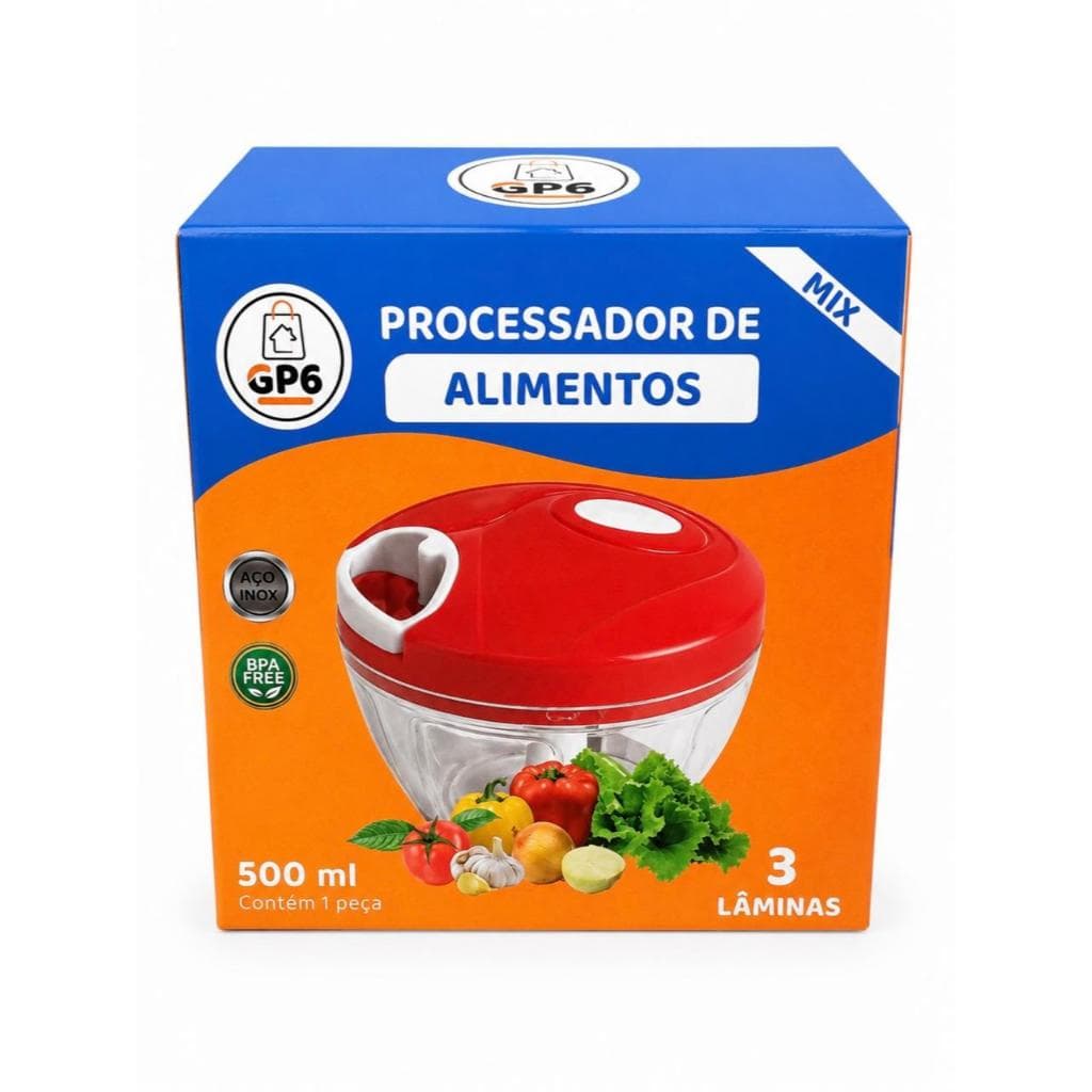Processador De Alimentos 3 Laminas 500ml