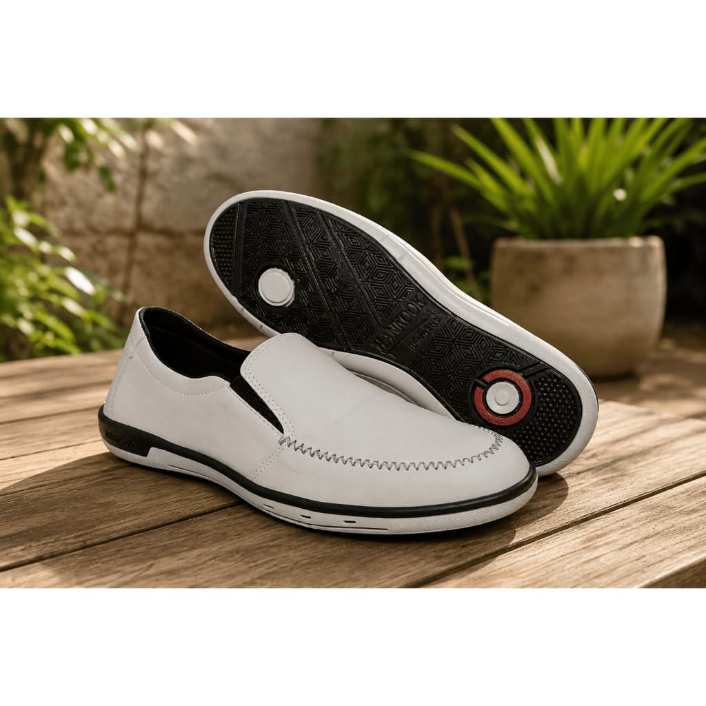 Kit 2 Pares Sapatilha Mocassim Casual Masculina Confortável Leve Macia Calce Fácil Antiderrapante Uso Diário Passeio