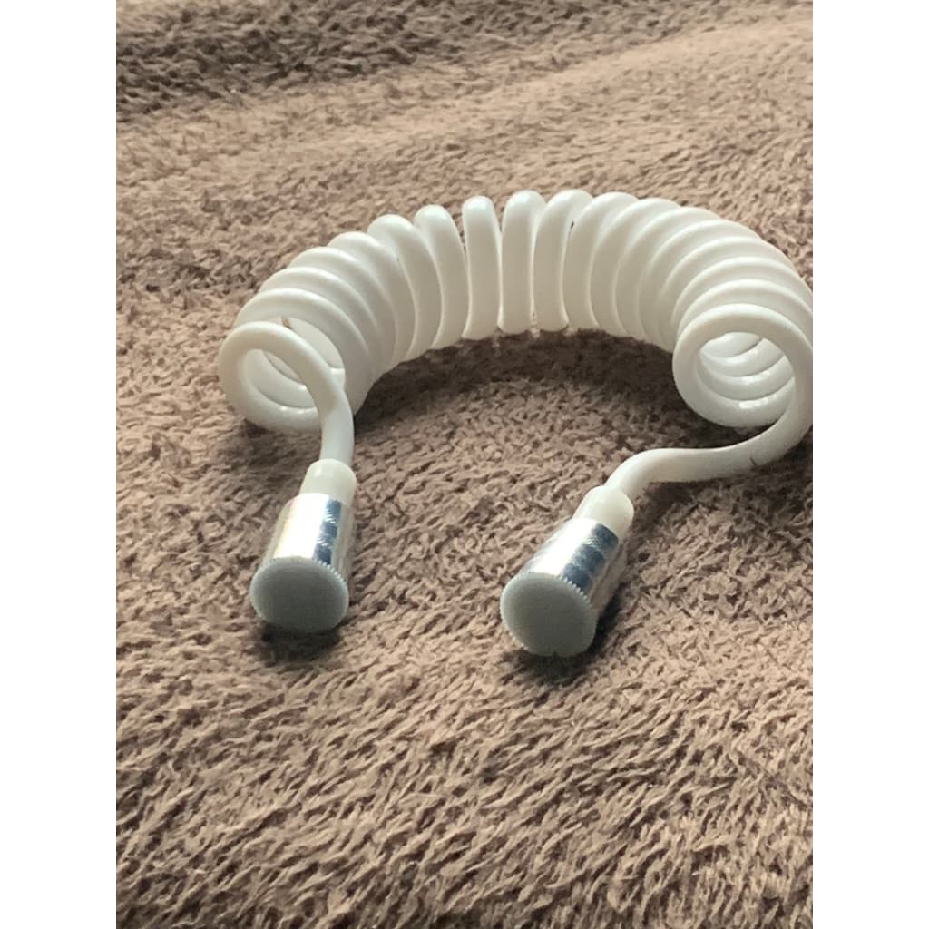 1.5 m max Flexível Mola Branca Cabeça De Chuveiro Tubo Mangueira Água Para wc Toalete Bidé Pulverizador