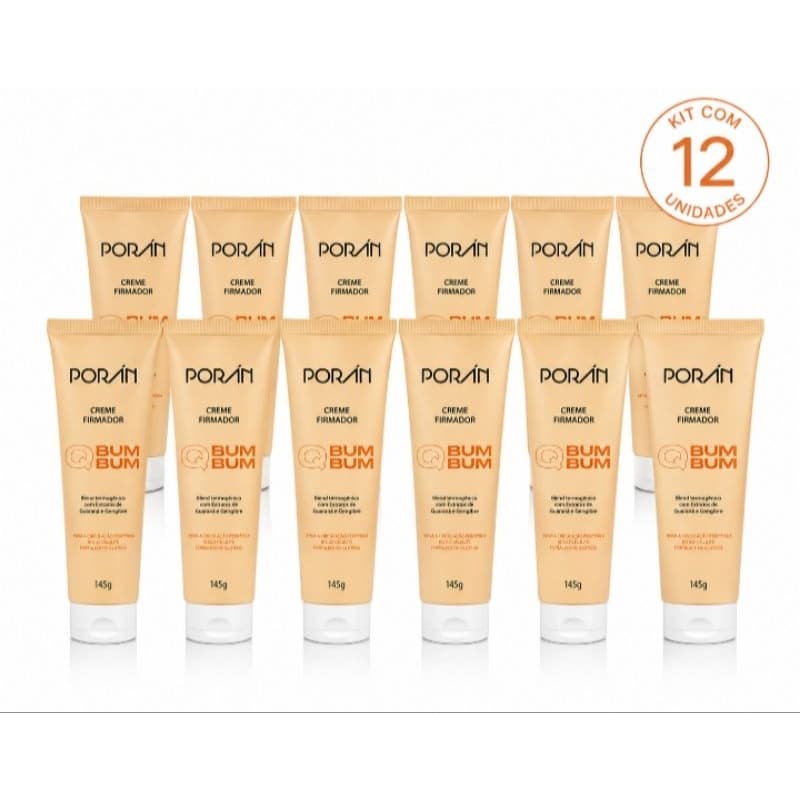 Creme Firmador para Glúteos Q Bum Bum Porán 110g | Creme Corporal