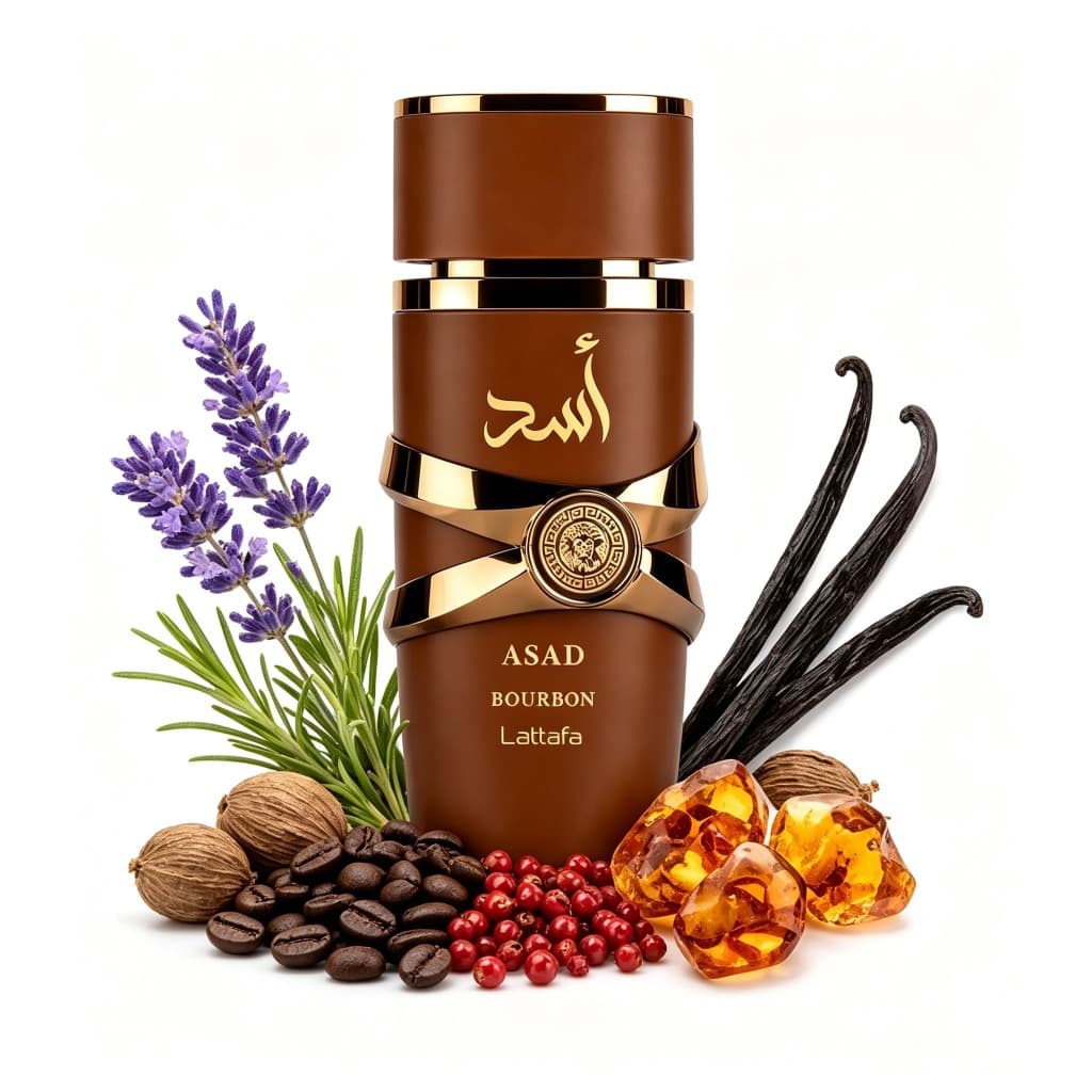 Perfume Árabe Masculino Asad Bourbon | Asad | Asad Elixir  100ml / 50ml EDP Original Longa Duração Presente
