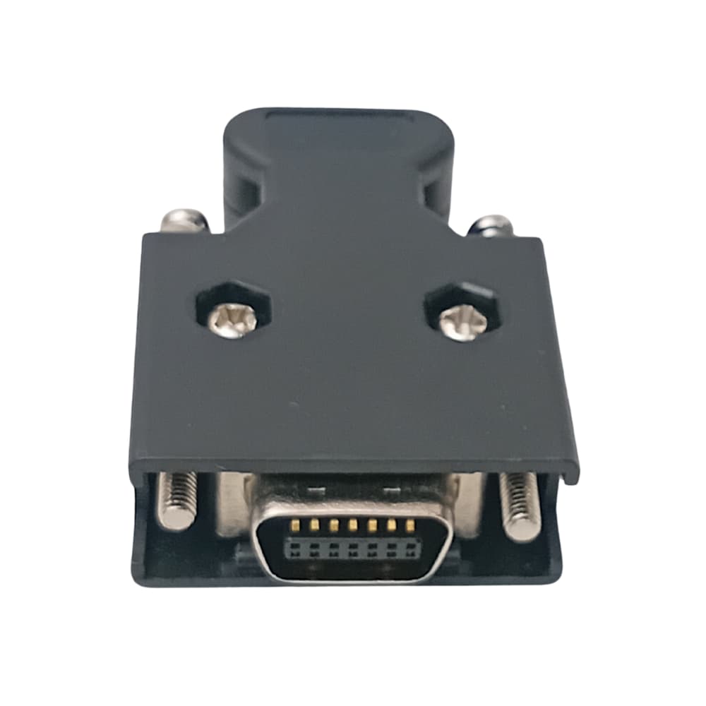 Conector Scsi Mdr 14 Pinos Macho - Montagem De Cabo