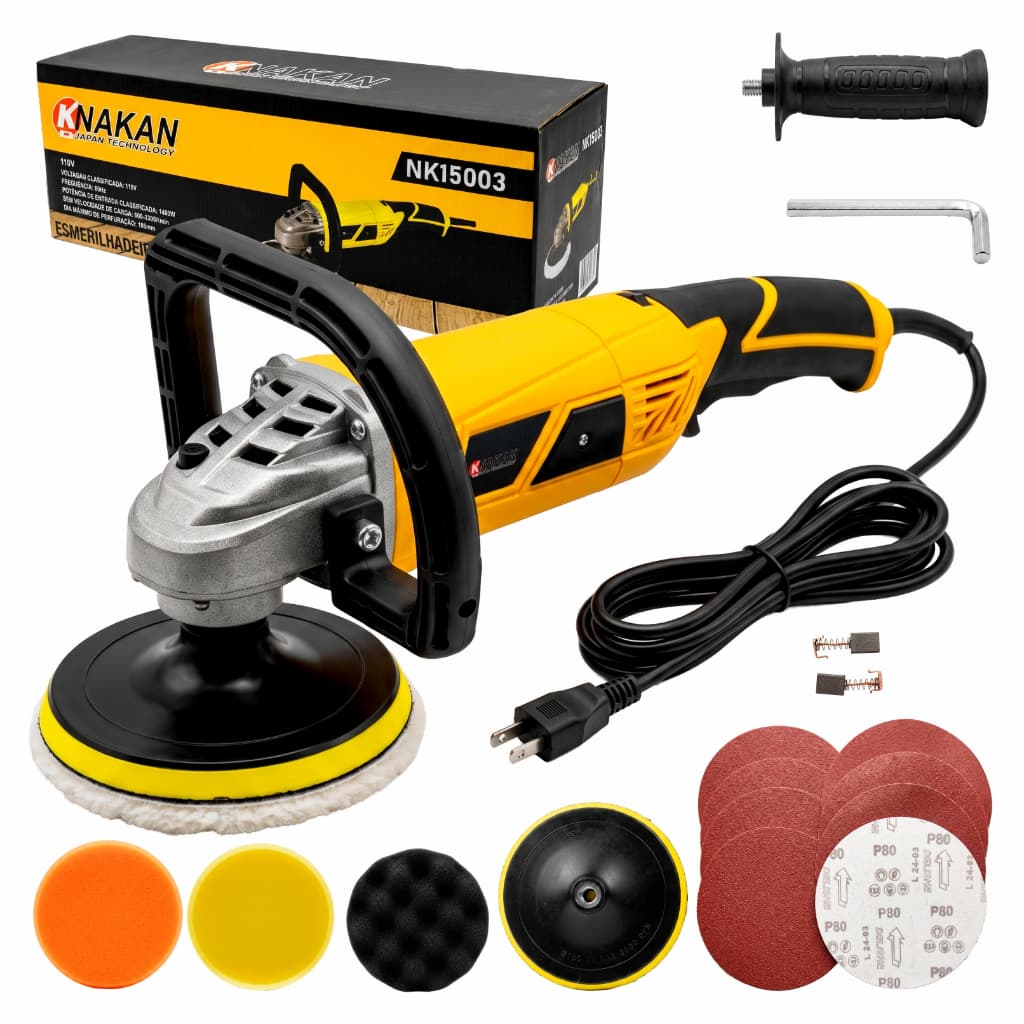 Politriz Angular Automotiva 7pol 1480w Profissional
