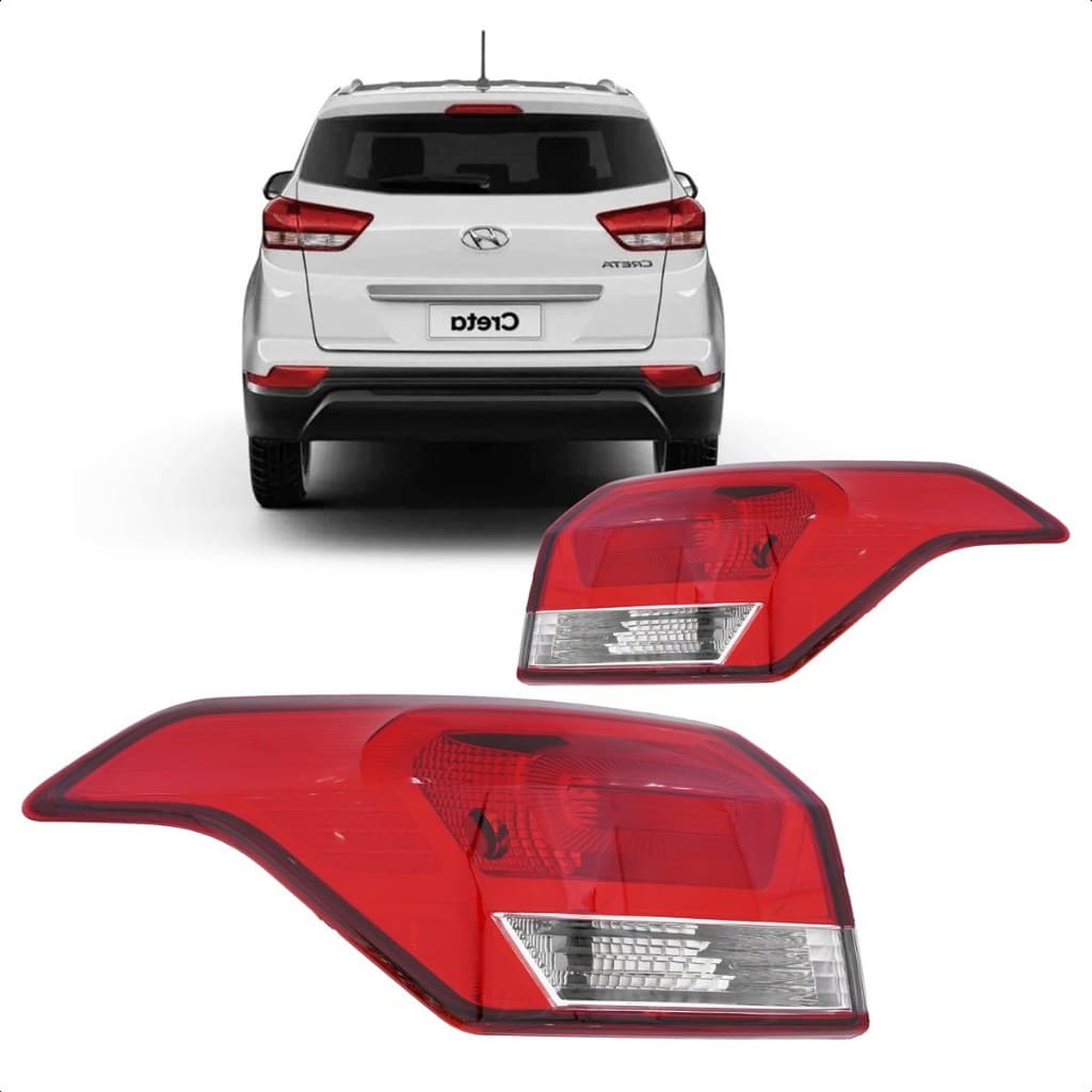 Lanterna Traseira Canto Hyundai Creta 17 a 19 RF