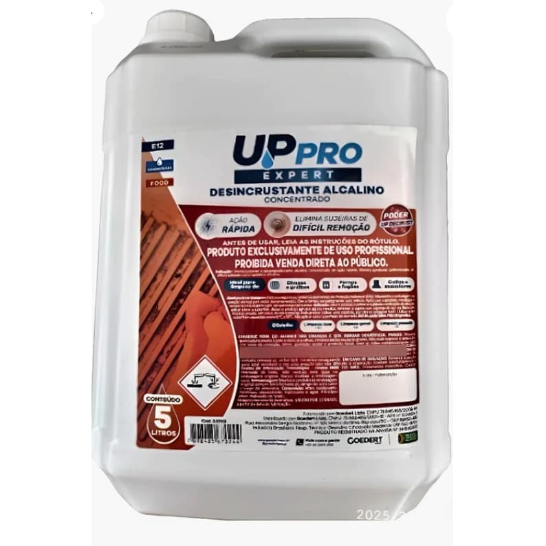 Desincrustante Alcalino Concentrado 5 Litros Up Pro Expert