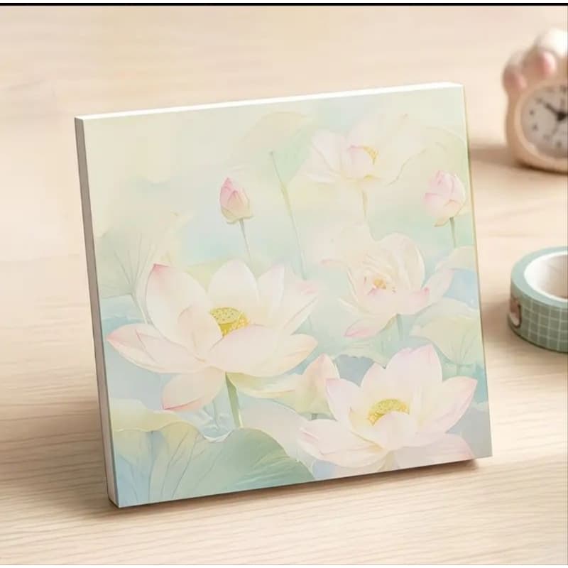 Bloco de Notas Floral – Delicado e Encantador Bloco NAO é adesivo