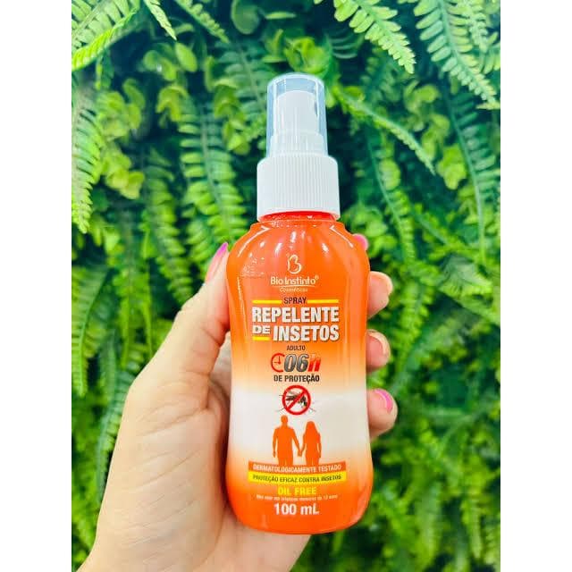 Repelente de Insetos Spray com Até 6 Horas de Proteção 100 ml