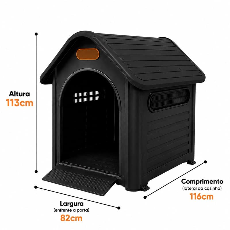 Casinha Casa De Cachorro Porte Grande Casa Big Desmontável Dog Home N10