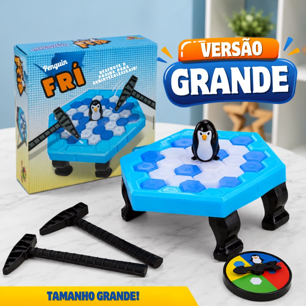 Jogo Pinguim Quebra Gelo Grande Numa Fria Interativo