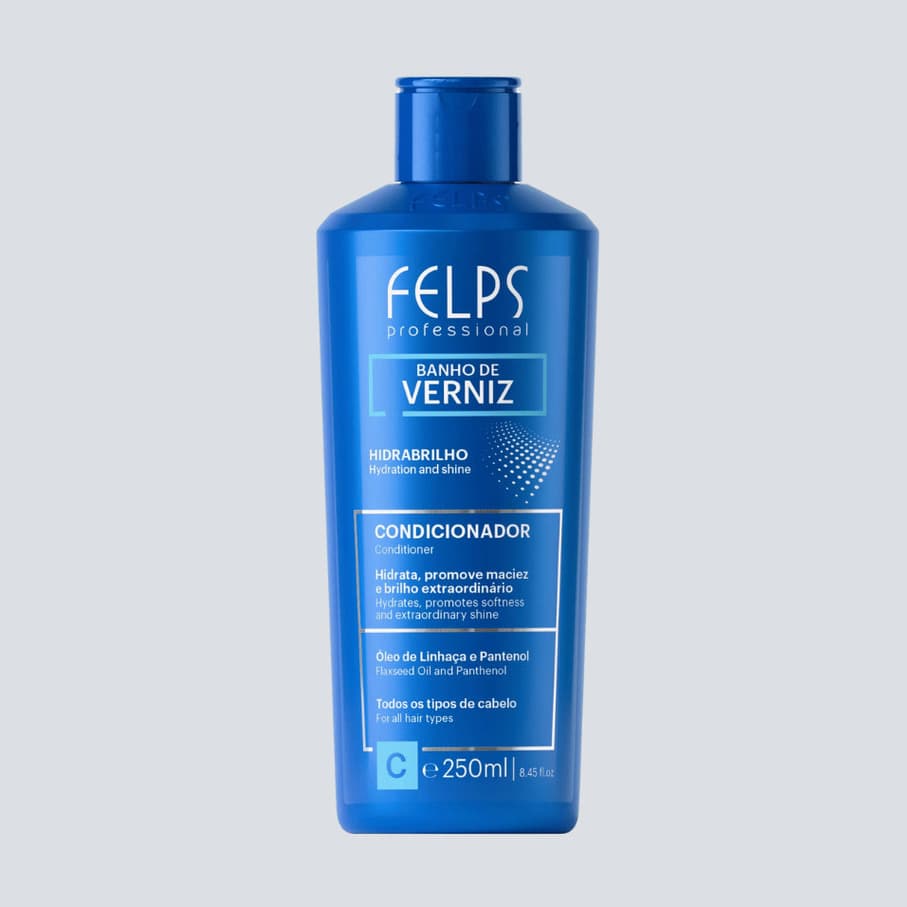 Condicionador Banho De Verniz 250ml - Felps Professional | Hidratação E Brilho