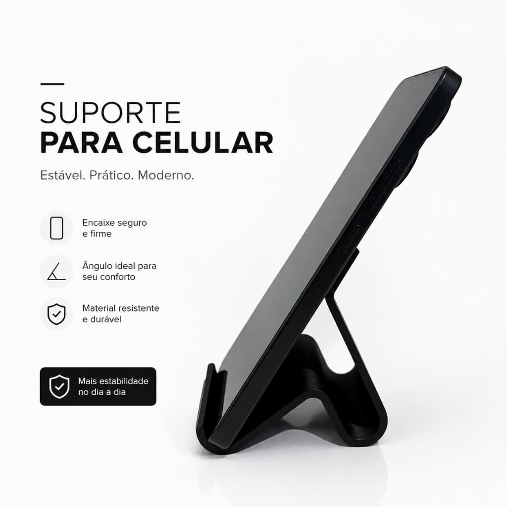 Suporte para Celular e Tablet de Mesa Universal Apoio para Celular suporte de mesa porta celular
