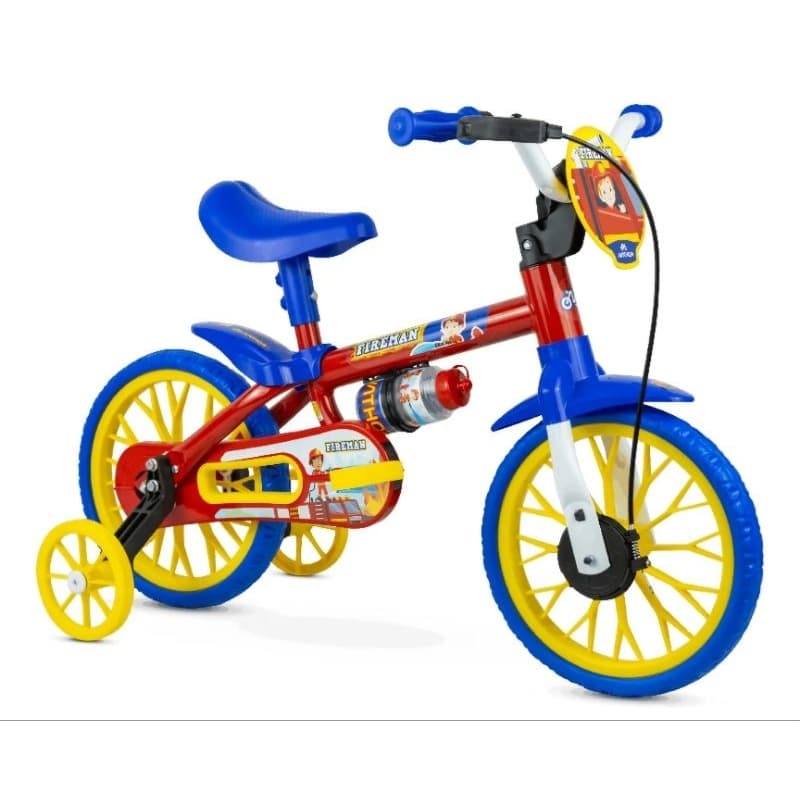 Bicicleta Infantil Nathor Aro 12 com Limitador de Giro para Mais Segurança
