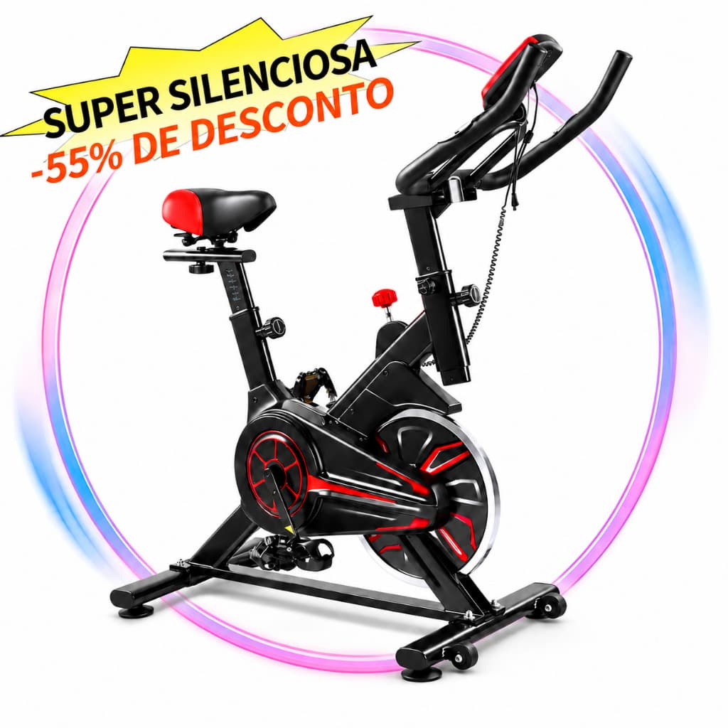 Bicicleta Ergométrica Spinning Profissional Multiuso Inercia Ahead Sports