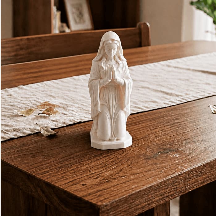 Imagem Nossa Senhora Aparecida 14cm Estátua Religiosa Enfeite