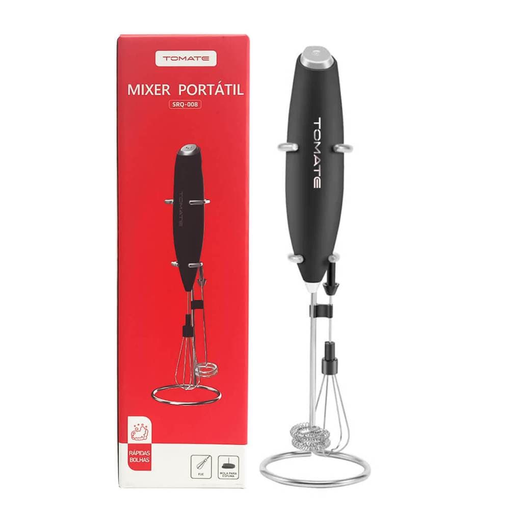 Mini Mixer Misturador BatedorPortátil Faz Espuma de Café Leite