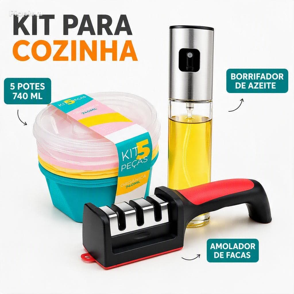 KIT_PREMIUM_COZINHA_AMOLADOR_BORRIFADOR_AZEITE_KIT_DE_POTES740ml