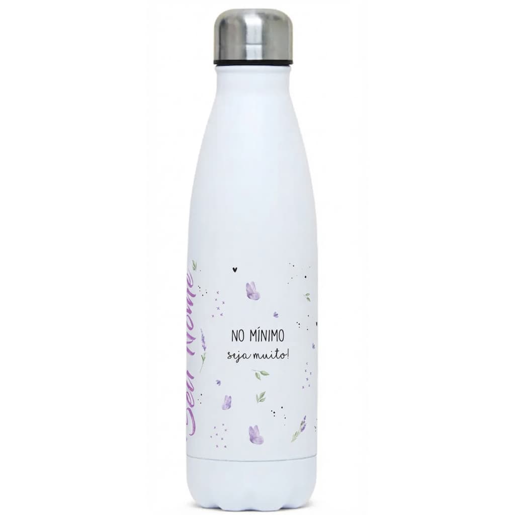 Garrafa Térmica Personalizada 500ml Frases